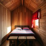 Bedroom View of New Cabin Rentals