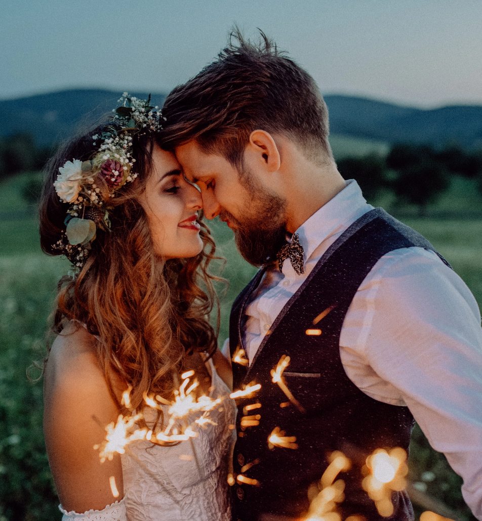 Couple getting married