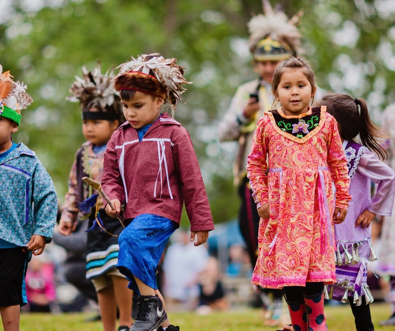 Indigenous kids playing