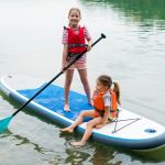 Girls doing paddleboard 150x150