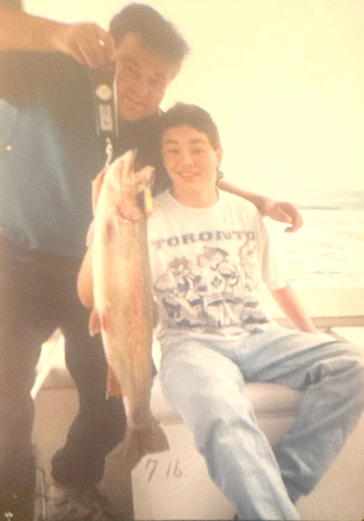 Father and son fishing 716x1024