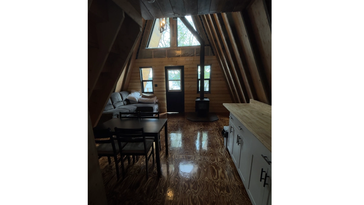 Cabin a inside picture