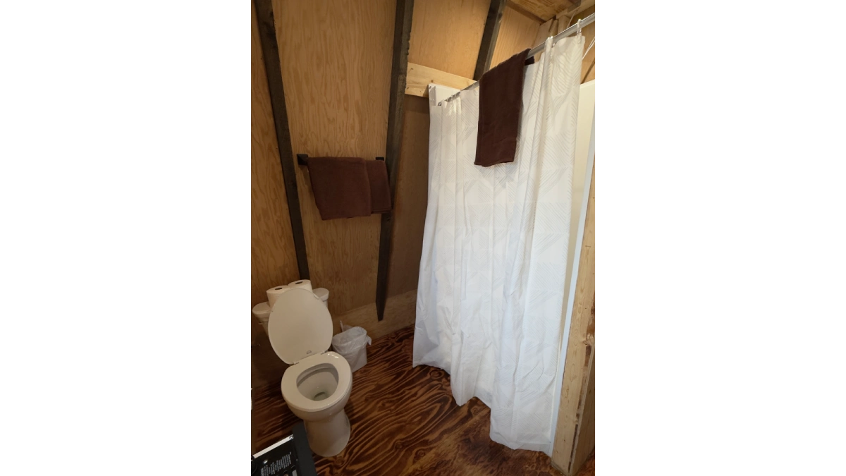 Cabin a shower
