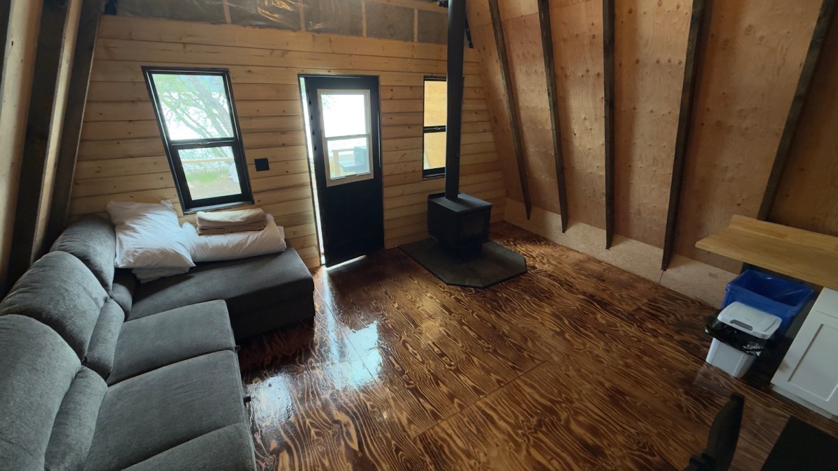 Door opening cabin a