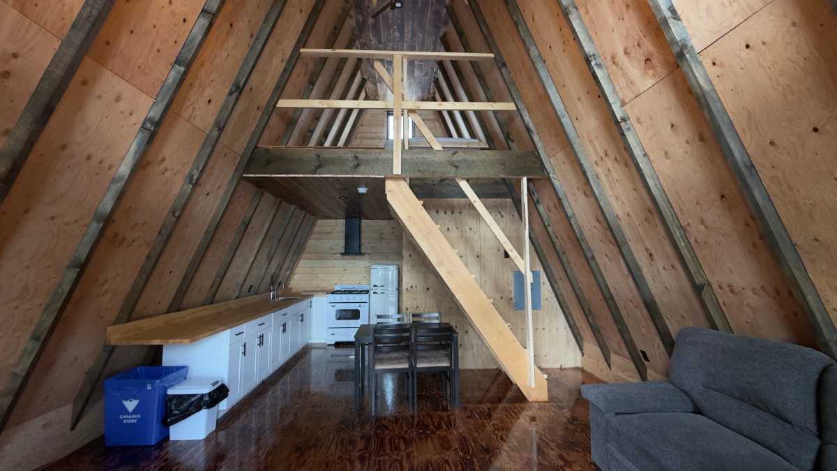 Front view inside cabin a