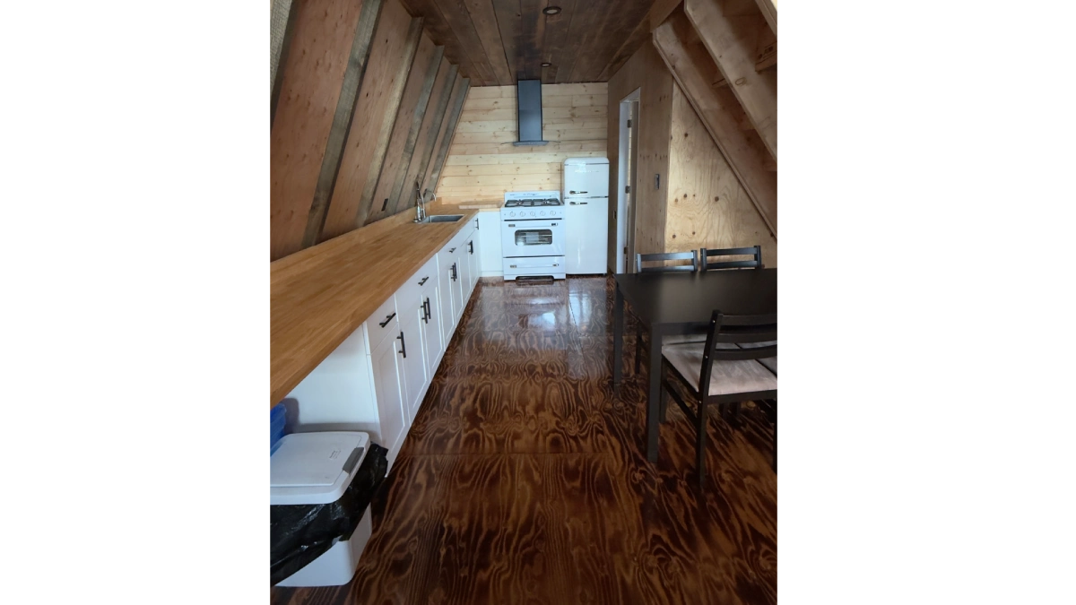Kitchena area cabin a