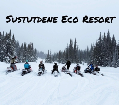 Snowmobile friends doing together