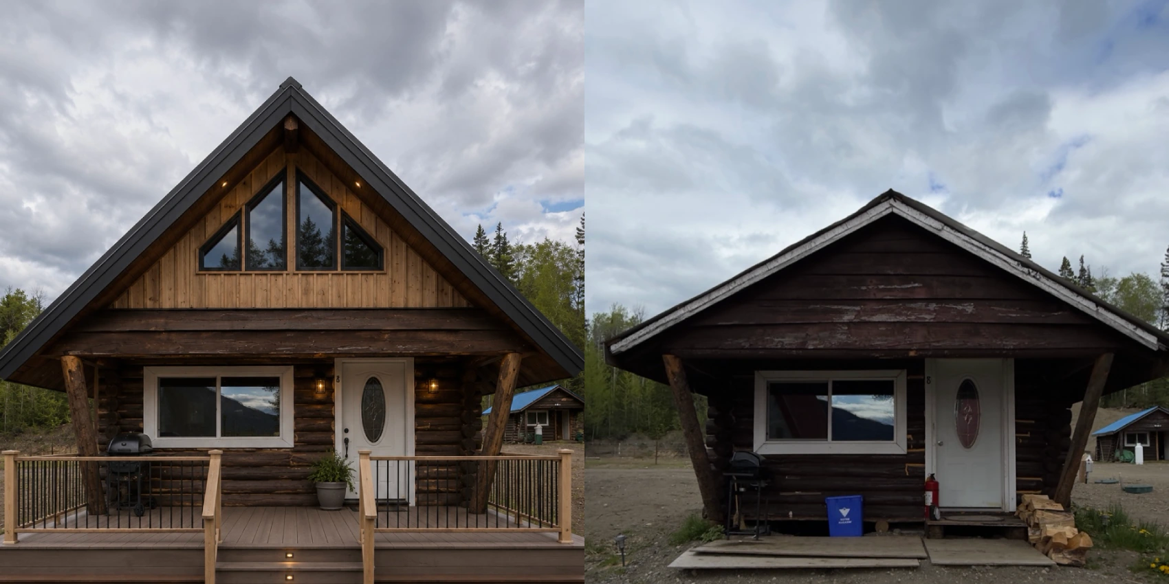 Vintage cabin external