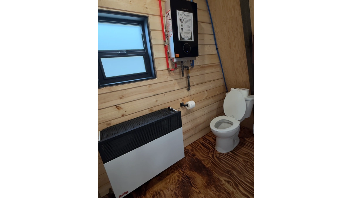 Washroom area cabin a